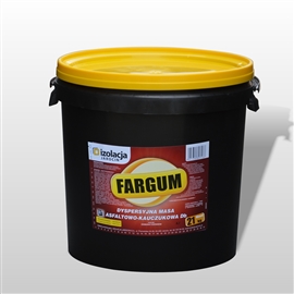 Zdjęcie Kolorowa masa asfaltowo-kauczukowa FARGUM - wiaderko 21 kg